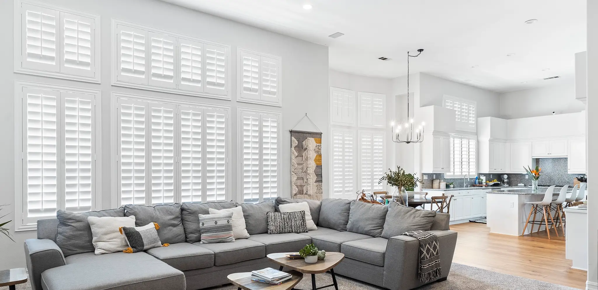 Shutters in a Chicago living room