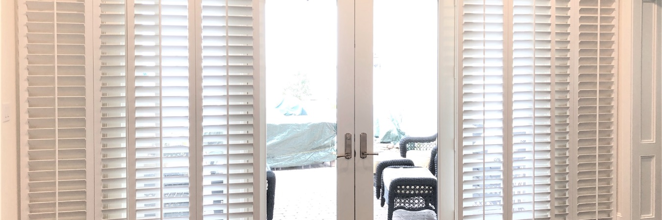 Sliding door shutters in Chicago