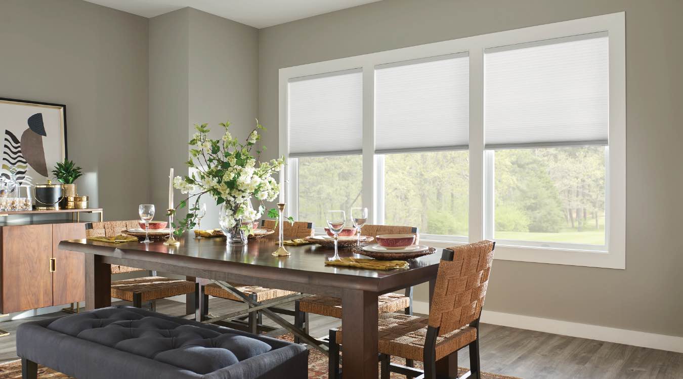 Cell shades in Chicago kitchen