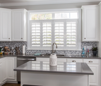 Stylish Design Shutters in Chicago kitchen