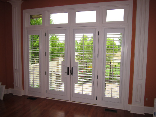 Front Door Sidelight Shutters Sunburst Shutters Chicago