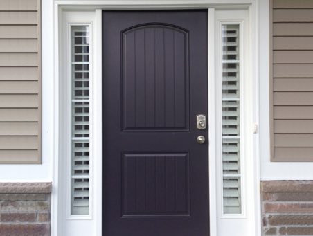 Front Door Sidelight Shutters Sunburst Shutters Chicago