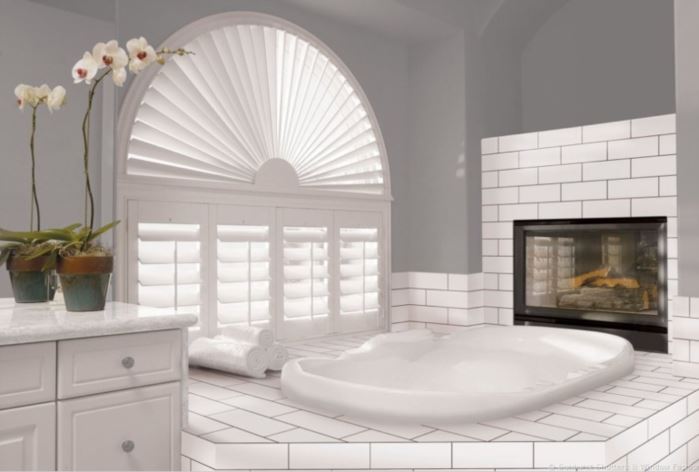 Chicago arched window