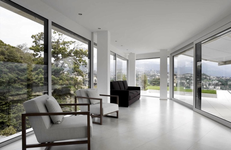Window Film For A Contemporary Room In Chicago Window film in a contemporary home